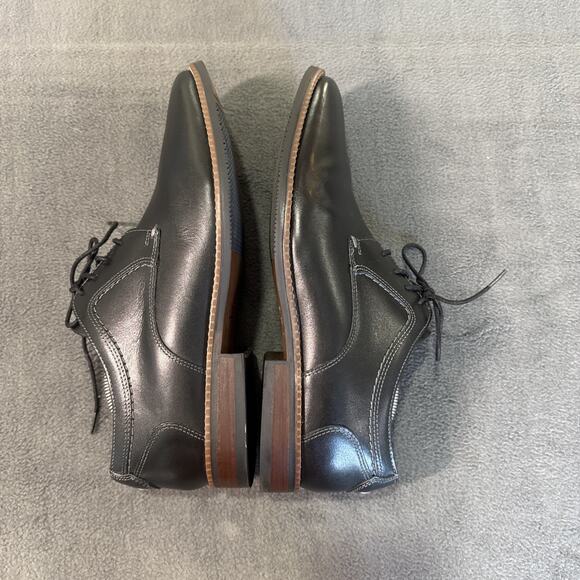 Nunn Bush Leather Oxford Shoes Mens 11.5 Comfort Gel Black Lace Up Dress main image 3